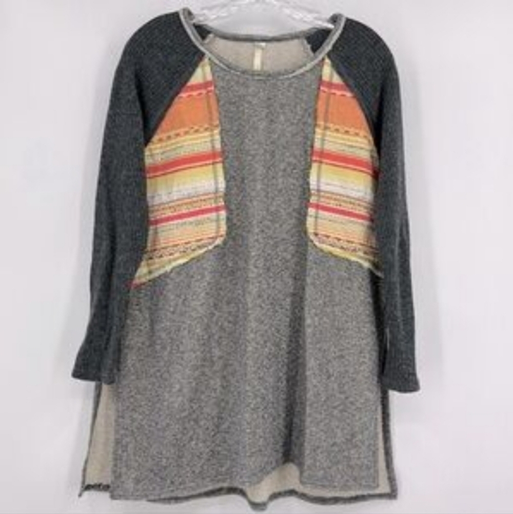 UNCLE FRANK Long Boho Chic Tunic Top